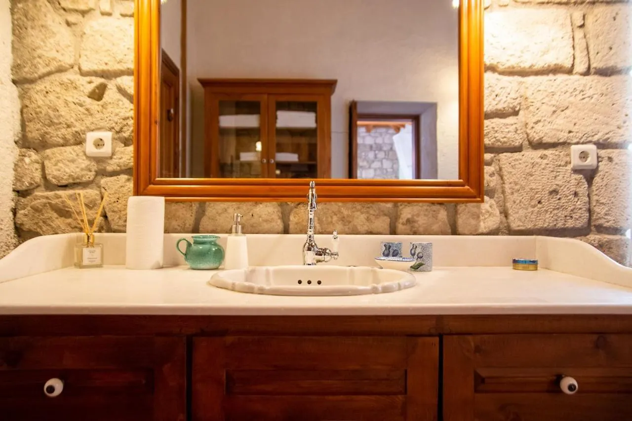 Marvelous Stonehouse With Backyard And Fireplace In Alacati Cesme Apartment